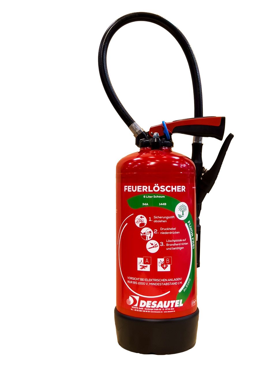 Schaum-Aufladelöscher 6 l/9 l - FLUORFREI - Desautel