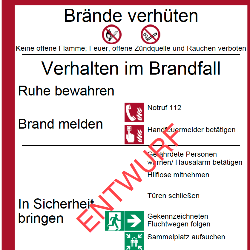 Brandschutzordnung nach DIN