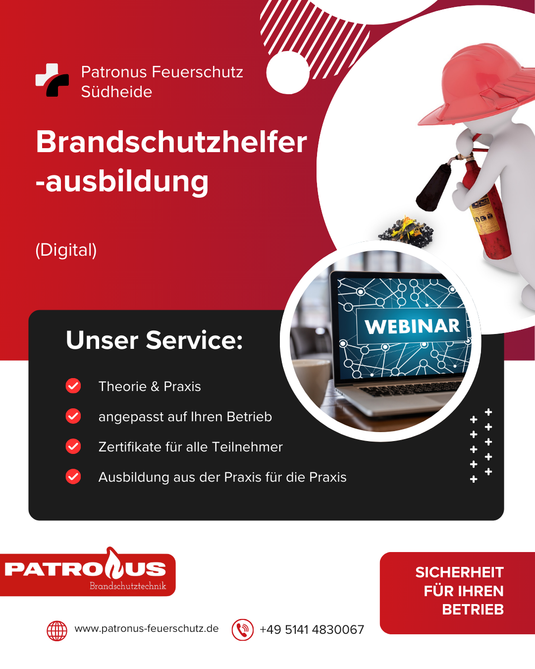 Digitale Brandschutzhelferausbildung