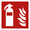 Feuerlöscher Schild