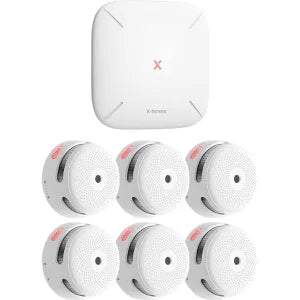 X-Sense Vernetzter intelligenter Rauchmelder XS01-M mit Basisstation (3er, 6er, oder 12er Set